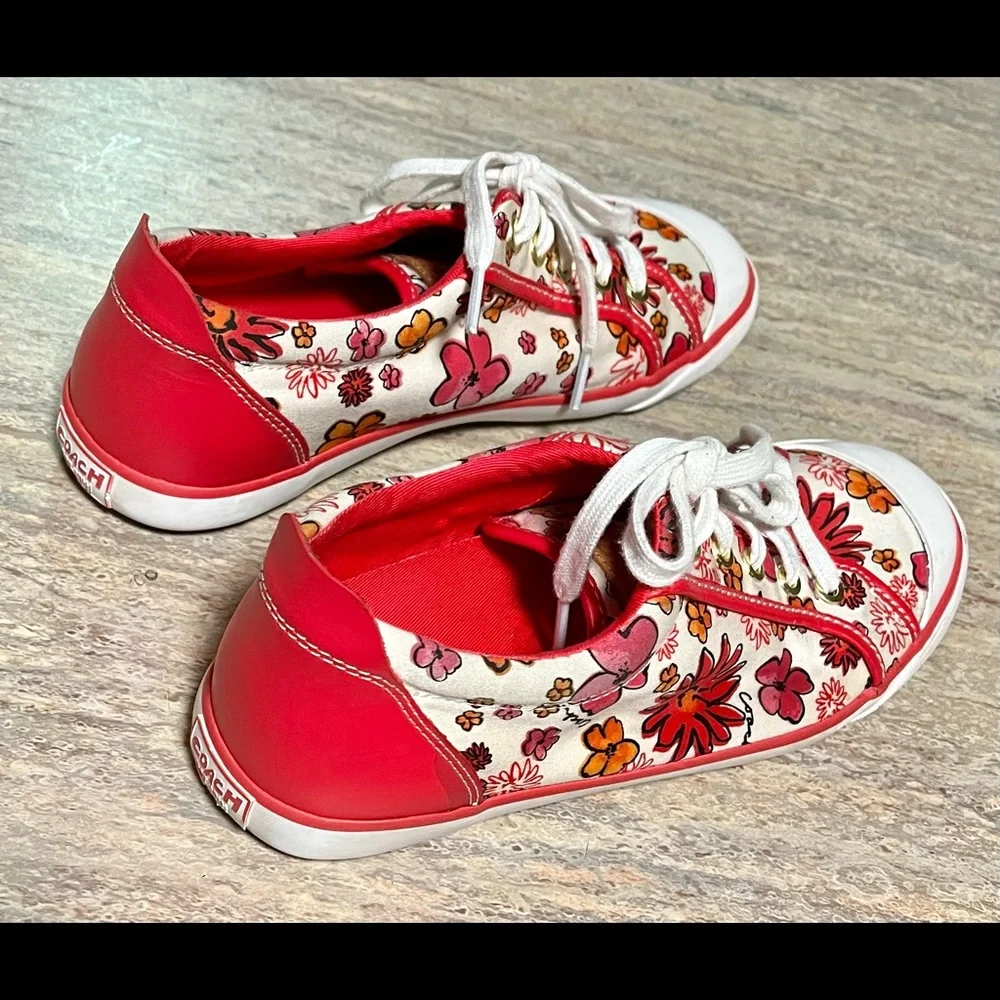 Coach Barrett floral sneakers - Picture 8 of 16